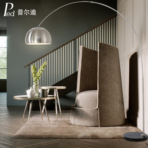 Floor lamp living room lamp sofa side bedroom lighting lamps lighting Zhongshan factory Nordic creative fishing lamp floor table lamp
