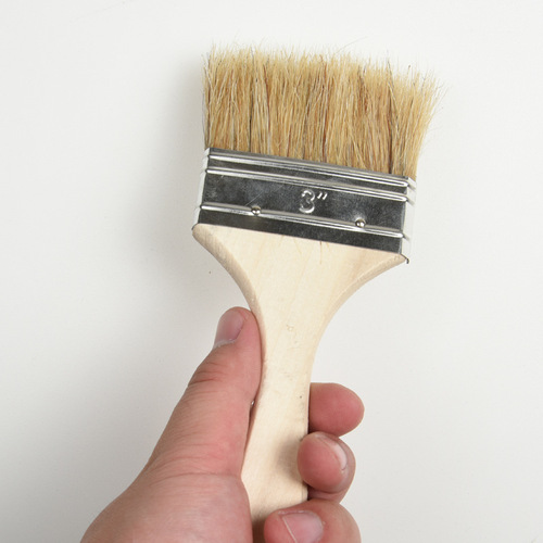 Pig bristle brush, pure pig bristle brush from the source factory, high-temperature resistant, corrosion-resistant barbecue brush, thick short hair paint brush
