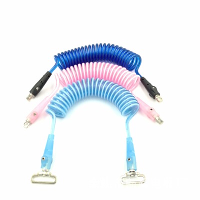 厂家批发儿童防丢失宝宝防走失钢丝弹簧牵引绳 小孩安全绳 防丢绳|ru