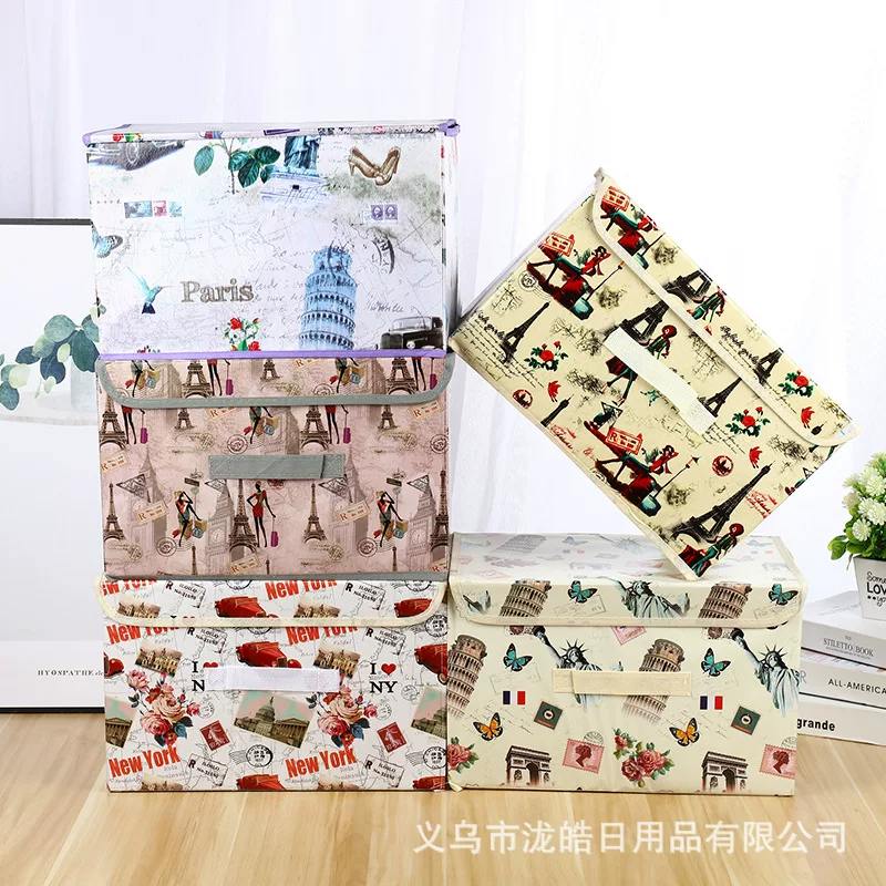 Foldable storage box non-woven cloth, storage system, toy, wholesale