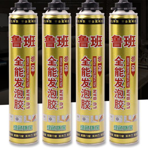 Foam Sealant Manufacturer's Engineering Seal Foam Wood Door Use Polyurethane Foam Sealant Full Weight 900g