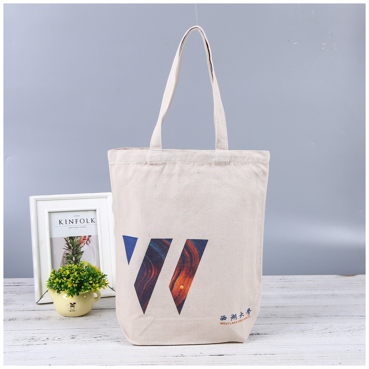 棉布包现货手提企业展会购物袋棉布袋布袋印刷广告手提袋加印LOGO