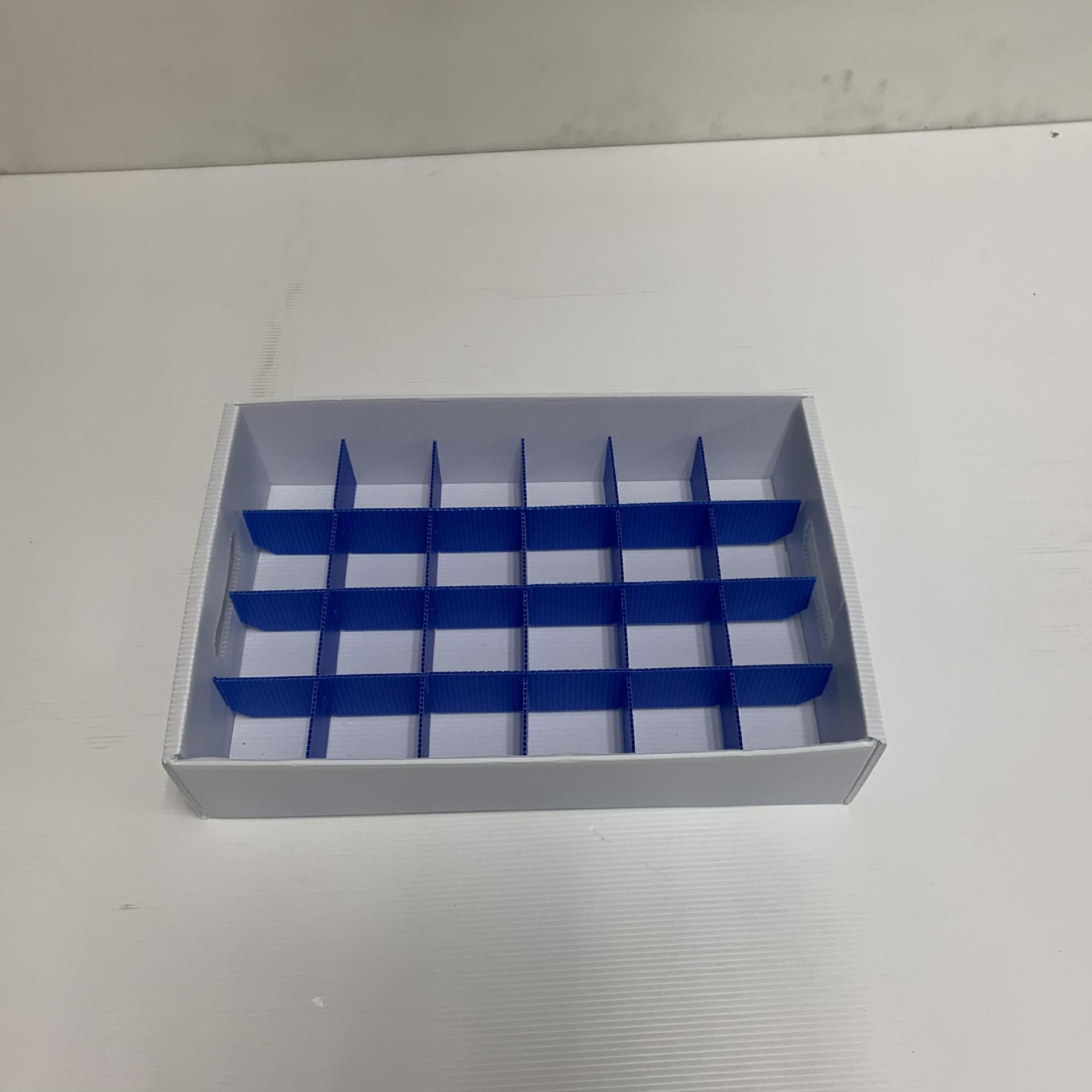 东莞匡正塑胶 直供黑色加硬型刀卡隔板 防静电中空板骨架箱