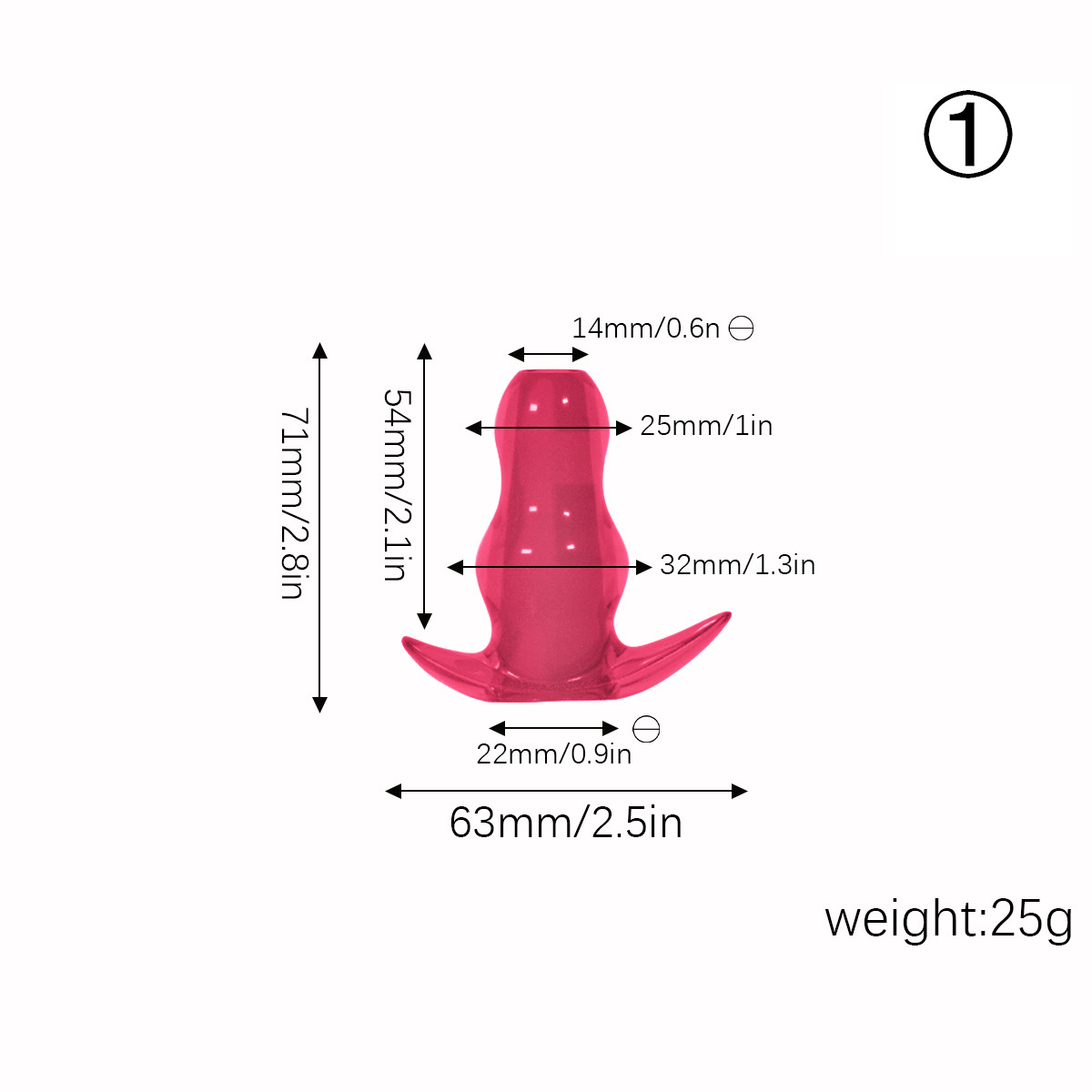 Transparent Red 1-XS