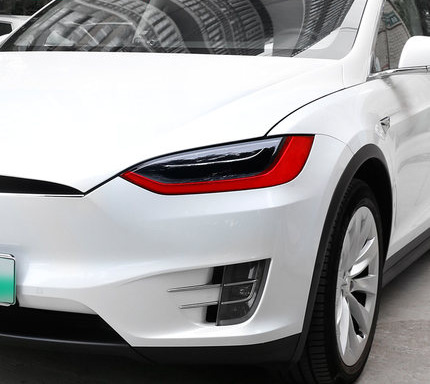 Película de cambio de color para luces diurnas de Tesla MODEL X/S, película para faros delanteros, película protectora antiarañazos, modificación.