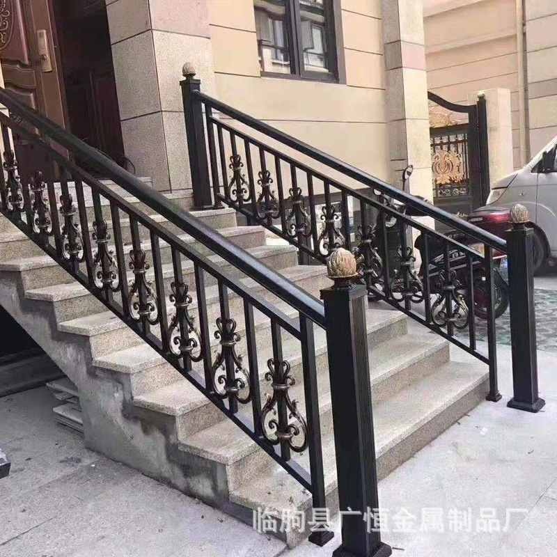 定 制批发墅围墙栏杆庭院防铝合金护栏 安全喷塑铝艺护栏