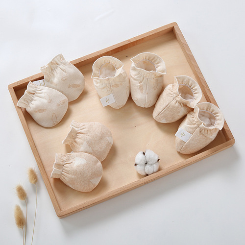 婴儿用品a类纯棉初生宝宝脚套新生儿鞋袜春秋透气吸汗婴儿护脚袜