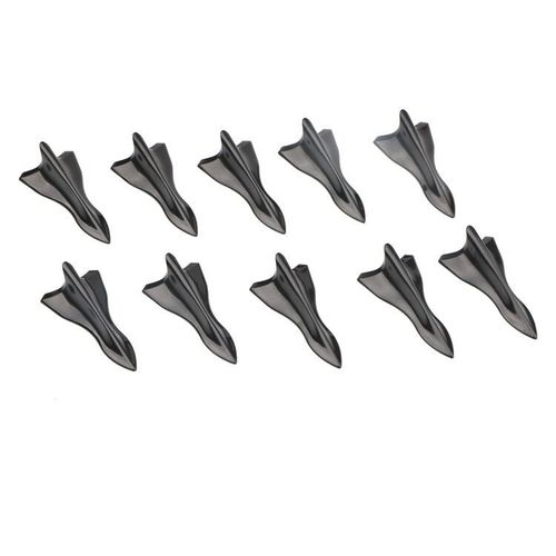 Cross-border best-selling car body decoration modification parts automotive antenna black sharp tip adhesive shark fin roof spoiler