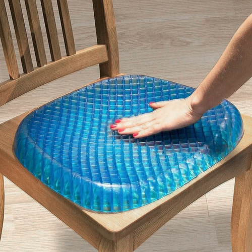 Egg Cushion Honeycomb Gel Car Seat Cushion Chair Breathable Ice Cushion Soft Office Cooling Cushion Universal for All Seasons