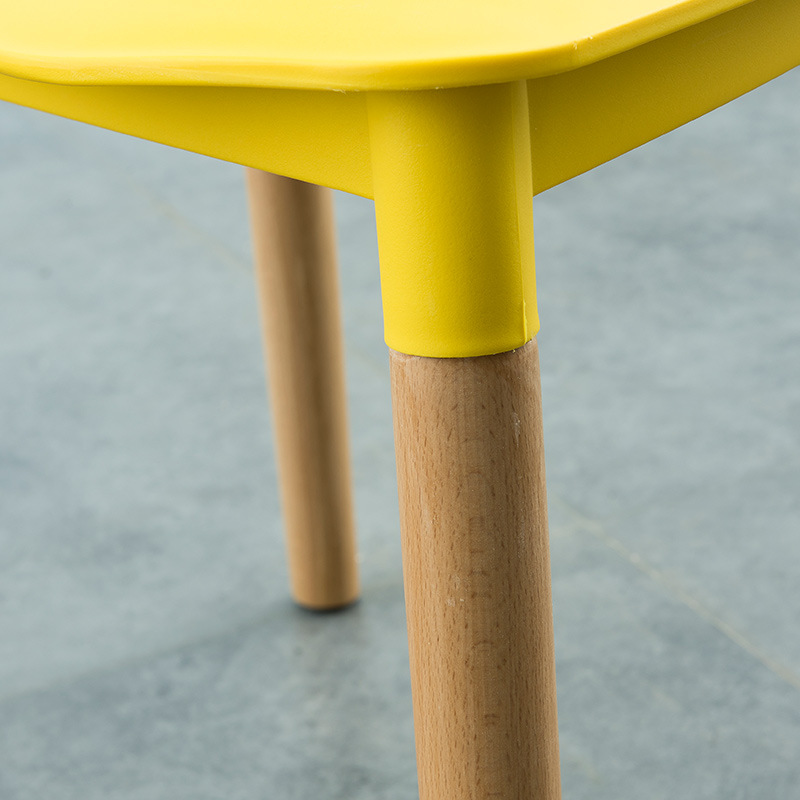 Silla de plástico nórdico moderno creativo simple ocio respaldo silla postre tienda de té de leche restaurante comedor silla al por mayor