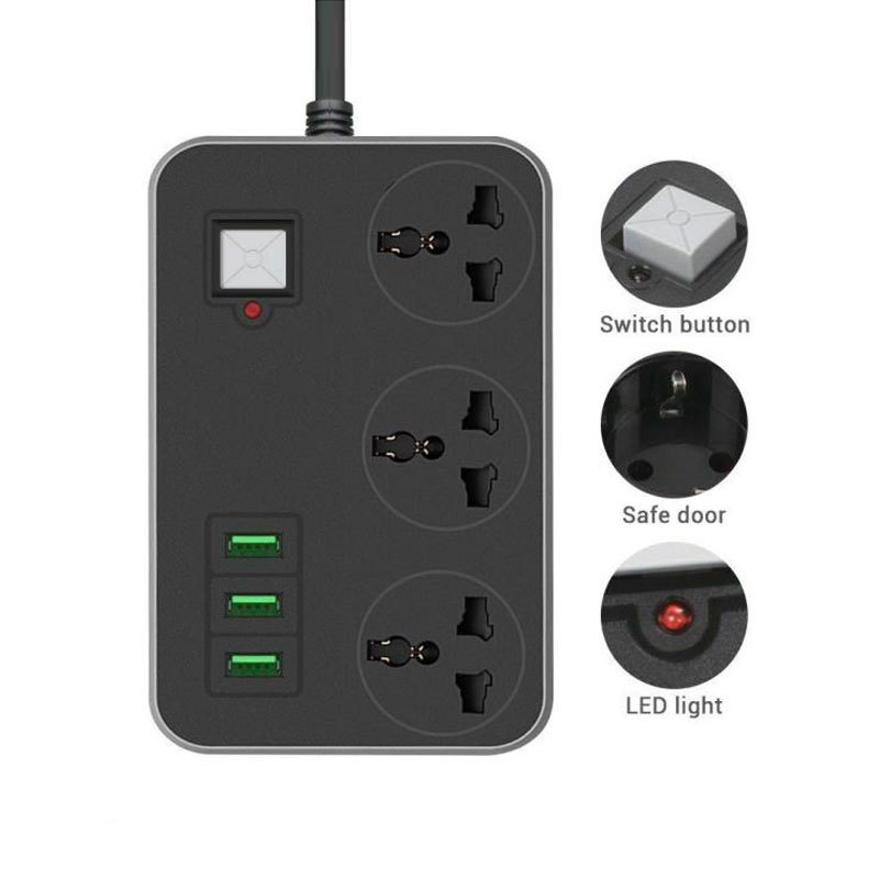 九威电器排插多功能插座USB英标接线板欧标美标插座跨境电商外贸