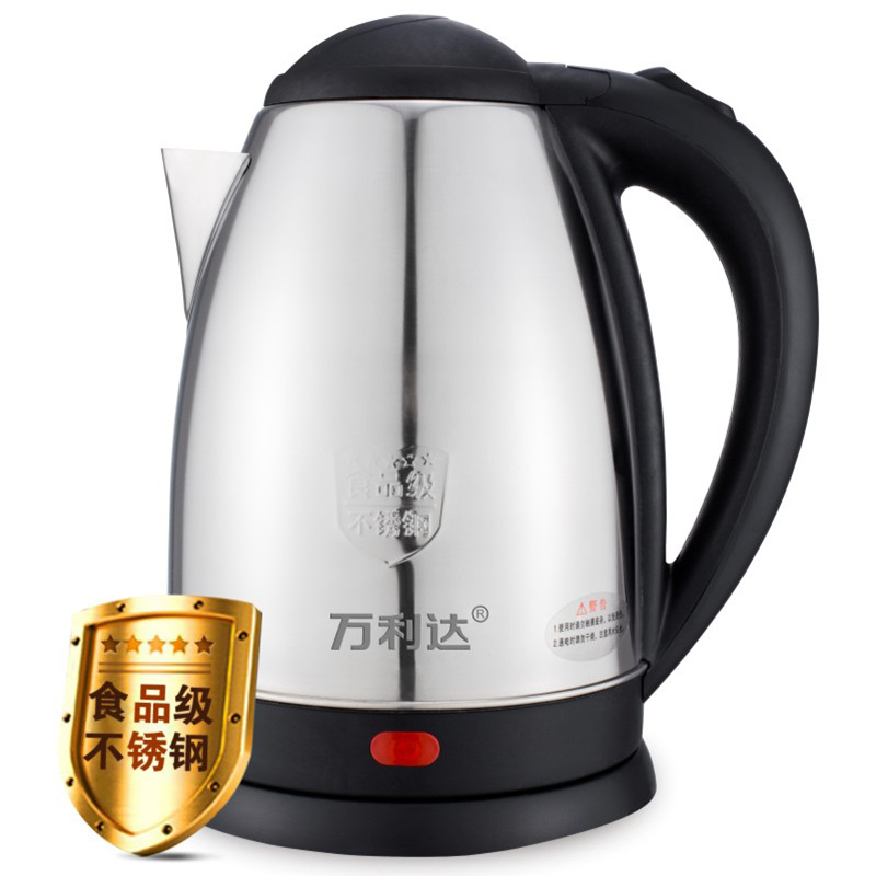 Factory Direct stainless steel electric kettle automatic power off kettle small household appliances fast electric kettle printed logo