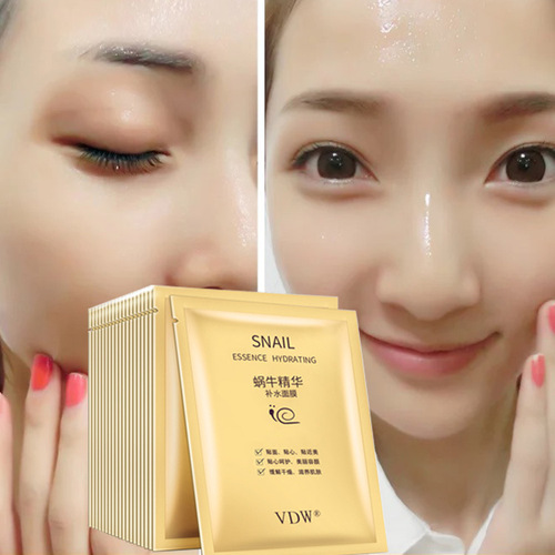 Factory direct sales snail hydrating mask, deep moisturizing and hydrating, shrinking pores, skin care products wholesale