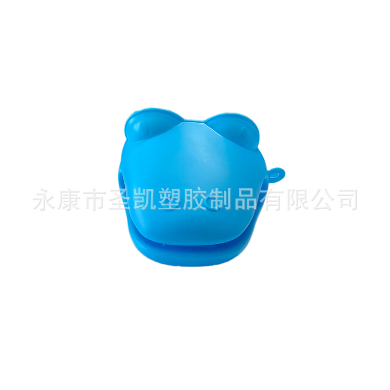 河马硅胶隔热手套微波炉烤箱专用防滑夹子耐高温厂家批发