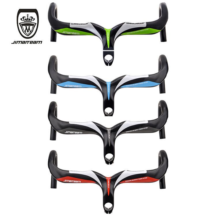 2019 New JIAMITEAM carbon fiber road bike all-in-one/curved handlebar with riser faucet