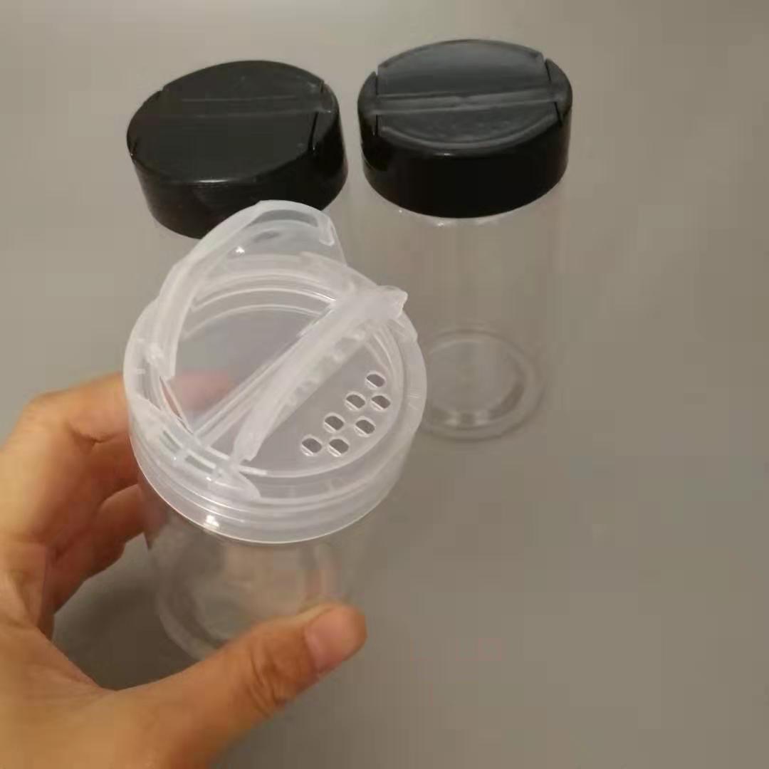 Thickened 200ml Transparent Plastic Seasoning Jar 100g Sesame Bottle Shrimp Powder Plastic Bottle Food Grade