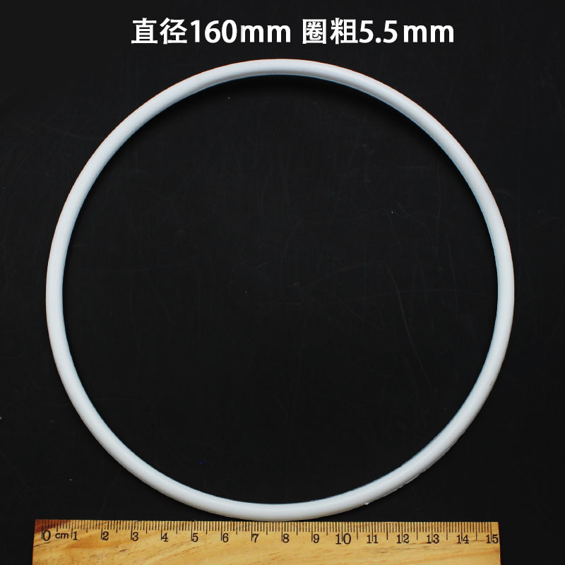 Fuente de la fábrica círculo de plástico Anillo blanco diámetro de alambre anillo plano PP Protección del Medio Ambiente nuevo material anillo Dream Catcher anillo