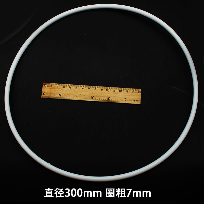 Fuente de la fábrica círculo de plástico Anillo blanco diámetro de alambre anillo plano PP Protección del Medio Ambiente nuevo material anillo Dream Catcher anillo