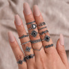 Retro accessory, ring, set, European style