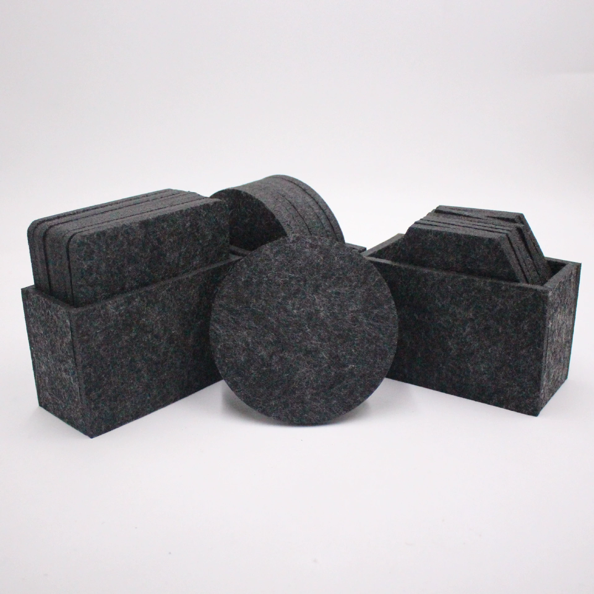 Антифрикционная прокладка из 8 чашек, войлочная подставка, впитывающая подставка в штучной упаковке, утолщенная Нетканая теплоизоляционная прокладка