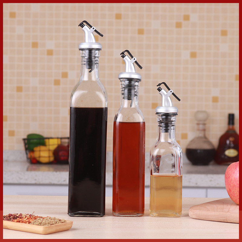 厂家供应  油瓶 玻璃材质  酱油醋瓶 清晰透视 瓶子