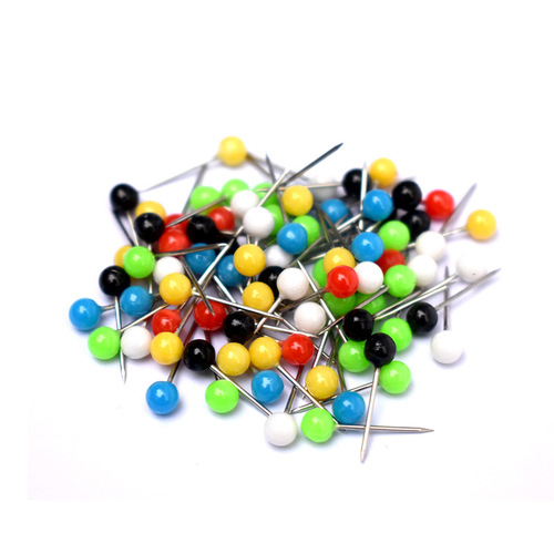 Colored pins Pearl plastic pins Thread box thread set positioning accessories Fishing gear Fishing supplies