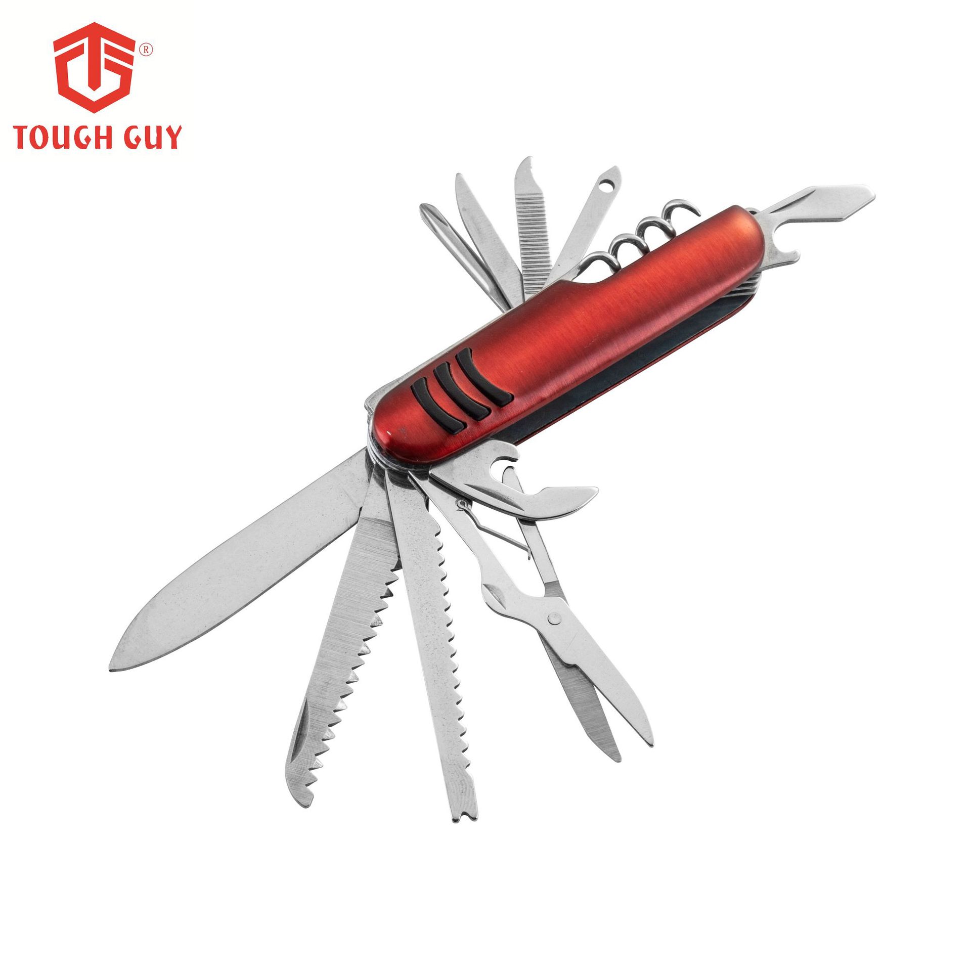 不锈钢11开小刀 便捷组合折叠小刀 户外野营工具刀