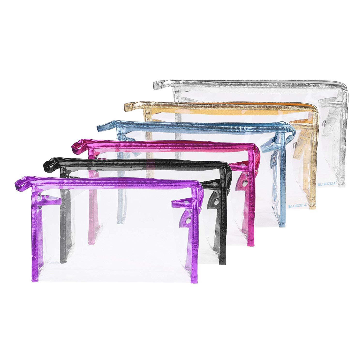 厂家批发手提袋透明塑料化妆品包装PVC袋定 做PVC拉链袋印刷LOGO