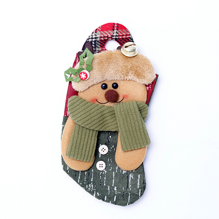 PJCH-W12 (calcetines grandes no tejidos de los ciervos de la cabeza)