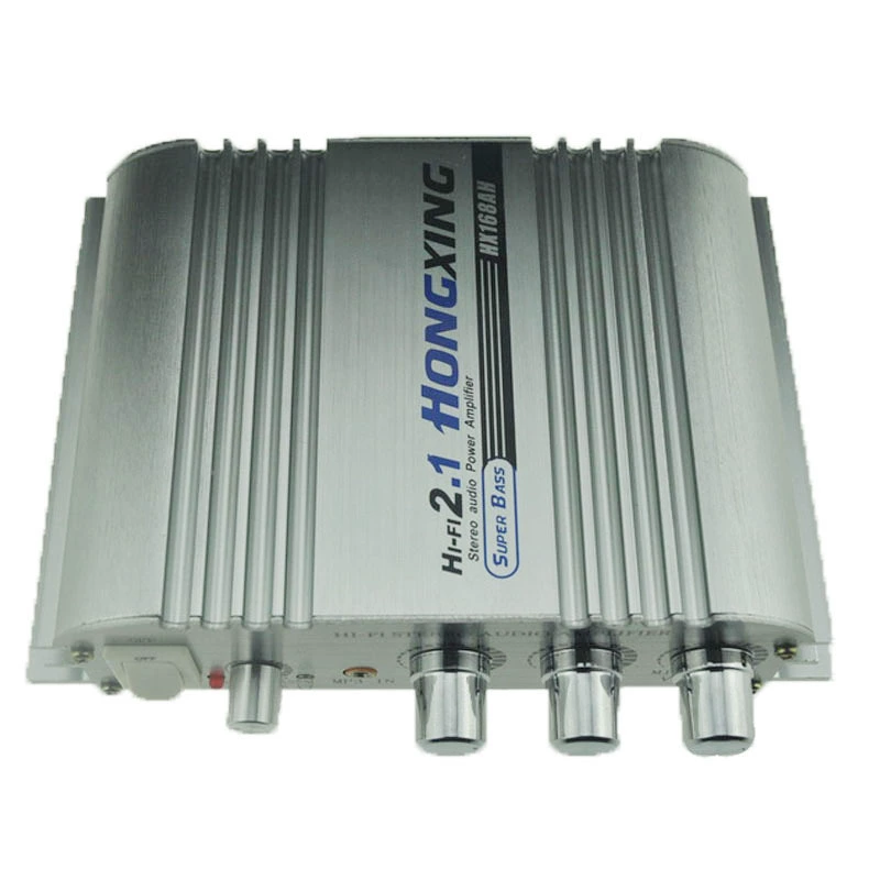 Супер бас мини усилитель 12V 2.1 HX-168AH
