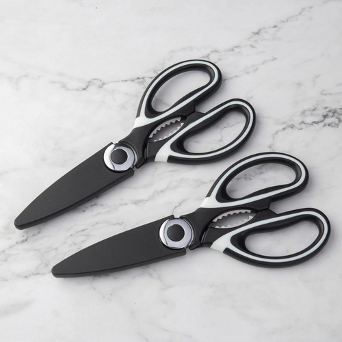 Powerful household scissors, stainless steel sharp chicken bone shears, meat multi-function kitchen scissors, panda scissors, Yangjiang scissors