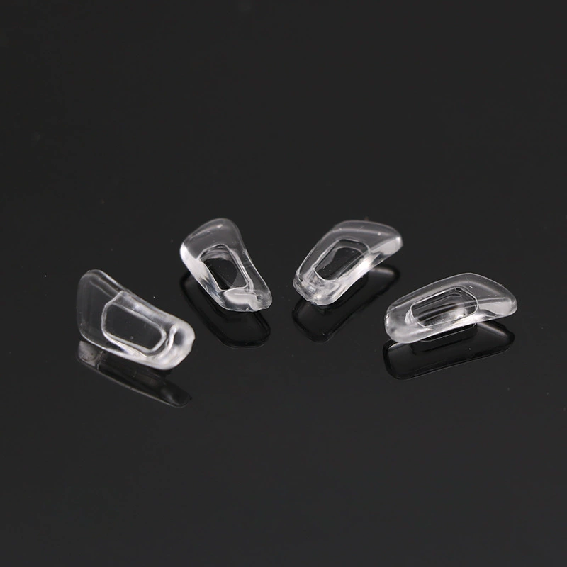 Аксессуары для очков пластиковая стальная рама очки Силиконовые носоупоры левый и правый штык-карта носоупоры прозрачные носоупоры