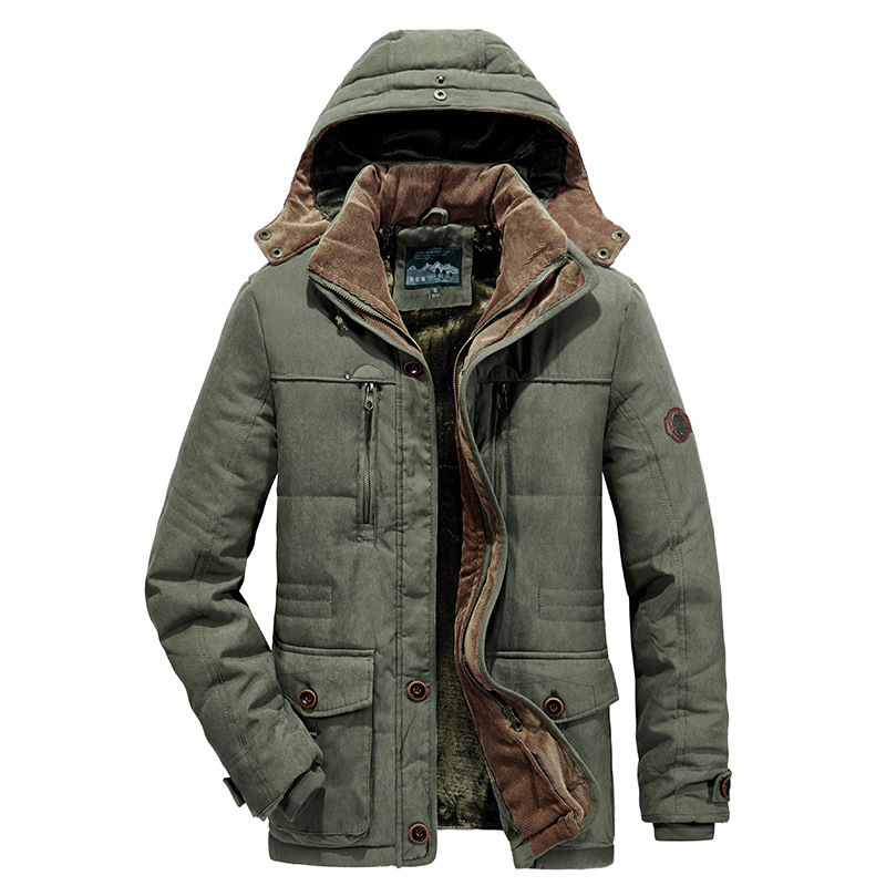 Cotton-padded jacket men's source manufacturers cross-border foreign trade public edition plus size men's cotton-padded jacket multi-pocket fleece-lined thickened hooded cotton-padded jacket Cotton-padded jacket men's source manufacturers cross-border foreign trade public edition plus size men's cotton-padded jacket multi-pocket fleece-lined thickened hooded cotton-padded jacket