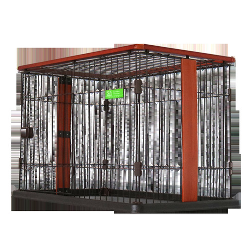 Modern Nordic-style wooden large litter box cat cage single-story villa large cat kennel for dogs and cats