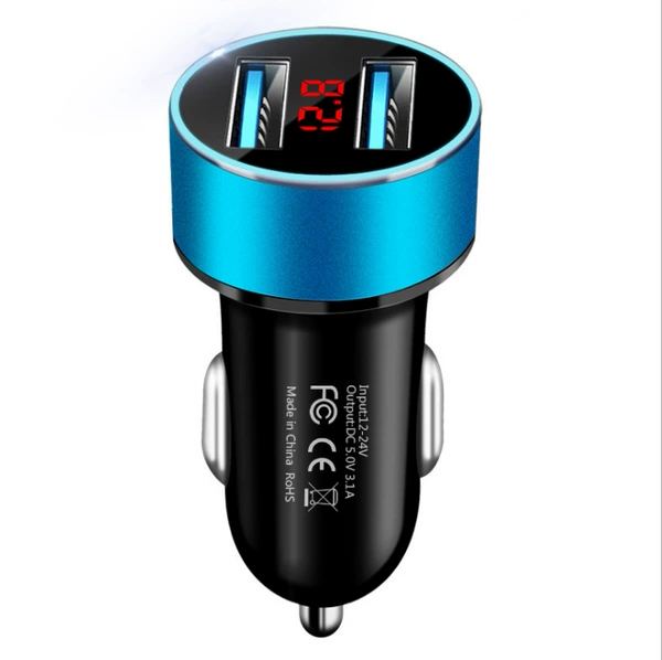 3.1A Direct car charging blue