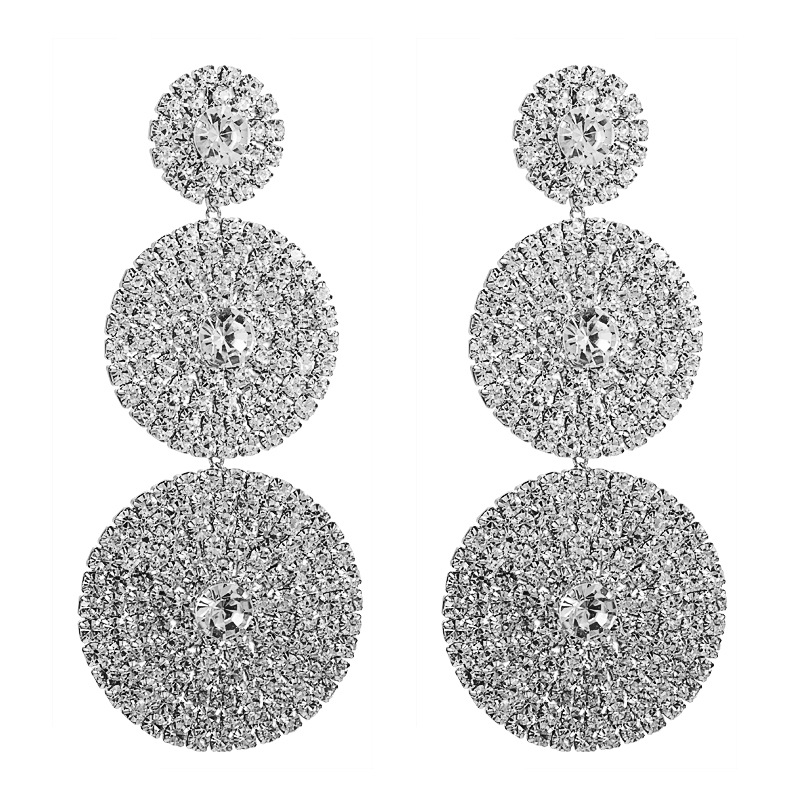 Smycken & tillbehör diamantbelagt glas diamant strass hel diamant örhängen dam super flash super fairy örhängen örhängen_voghion.com