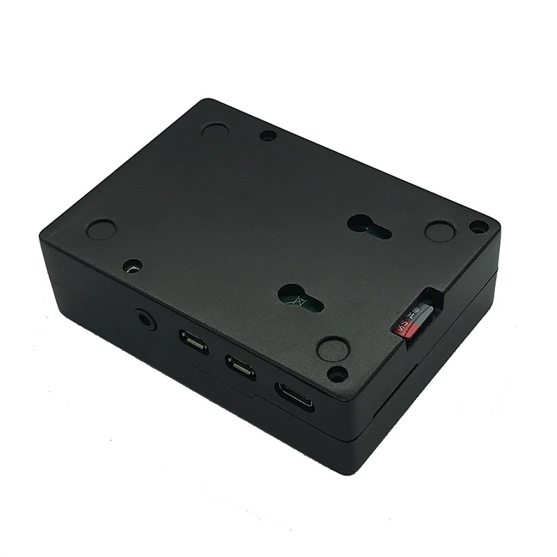 Raspberry Pi 4 - поколение 4B корпус из металла алюминиевый сплав, коробка, кулеры, встроенная система охлаждения, снижено потребление