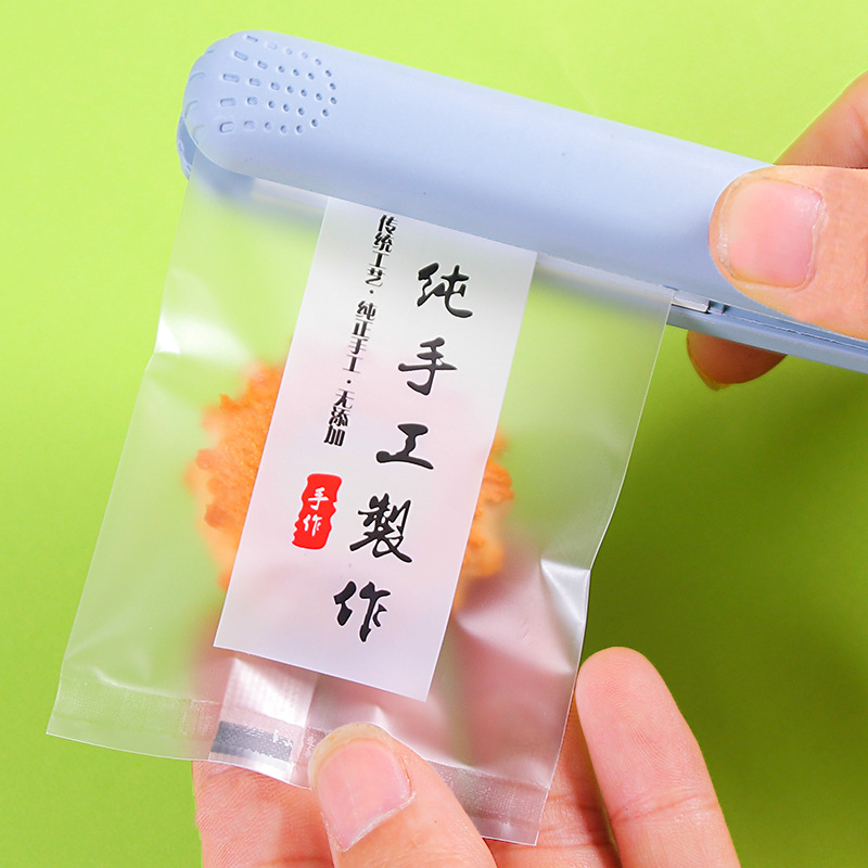 Xuantai copo de nieve crujiente bolsa de embalaje para hornear auto-sellado de la máquina de galletas de carne bolsa de sellado de leche Jujube bolsa esmerilada transparente 100