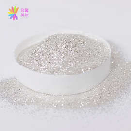 银白金葱粉高亮银闪粉印刷葱粉装饰用闪光粉印花亮银六角亮片银色