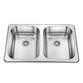 PS-630小户型厨房小号洗菜盆迷你加厚小双槽洗手盆不锈钢一体拉伸