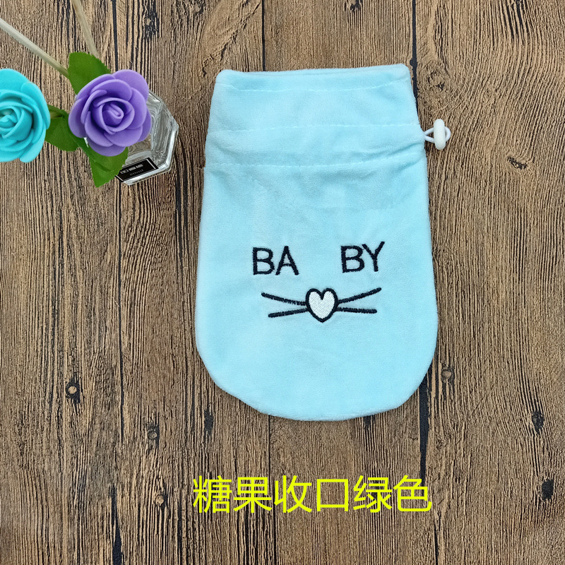 Nuevo creativo lindo cubierta de tela de terciopelo fresco bolsa de agua caliente de riego de inyección de agua bolsa de agua caliente mano del estudiante bolso de inyección de agua caliente