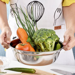 Thickened 304 stainless steel soup pot, bowl, dish, face basin, seasoning basin, seasoning pot, dishwashing basin, multi-purpose gift