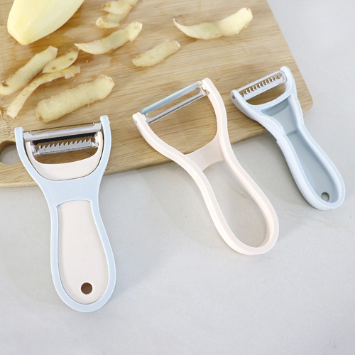 Two-in-one kitchen multifunctional peeling knife stainless steel potato and fruit grater household fruit peeler