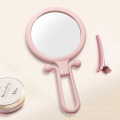 High-end 6-inch round mirror with double-sided 5x, 10x, 15x magnification, makeup mirror princess mirror, foldable handheld mirror YD-2