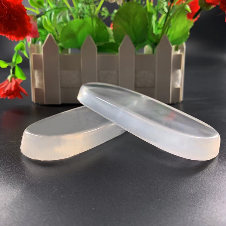 Amortiguación interior para hombros y pecho, silicona Q-elástica resistente a la presión, suministro directo del fabricante, accesorios de gel de poliuretano tipo gelatina, almohadillas para el talón rellenas de aceite, pegatinas para el talón.