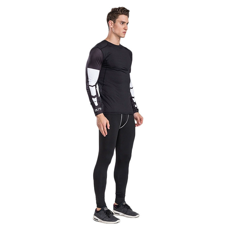 Мужской спортивный набор быстрого высушивания для зала, slim fit