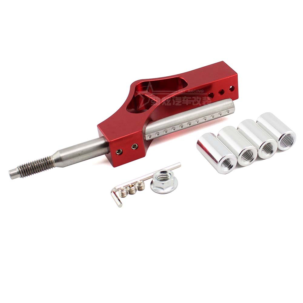  Palanca de cambios ajustable y extensible, barra universal para autos modificados