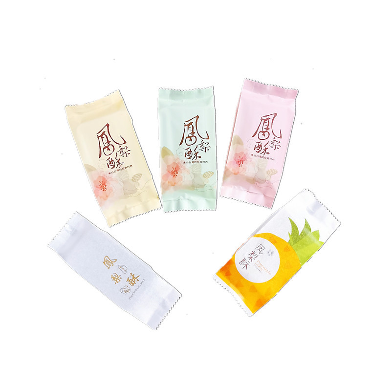 Bolsa de embalaje crujiente de piña Inglés engrosada tierra piña crujiente bolsa de papel de algodón envasado de alimentos bolsa de papel soporte interior 100 al por mayor