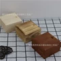 木质实木抽拉方形木盒