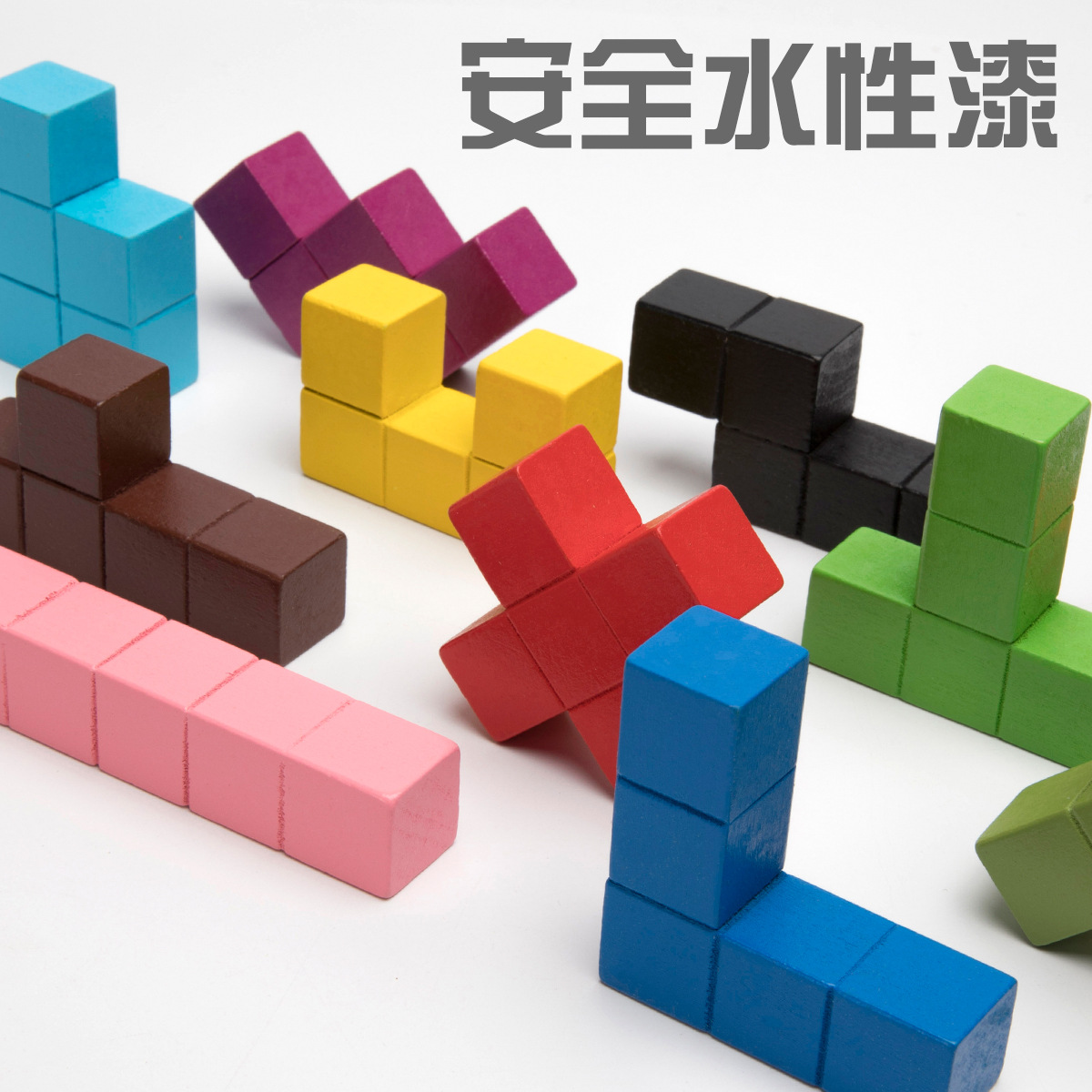 Rompecabezas tridimensional rompecabezas para niños educación temprana juguetes de madera